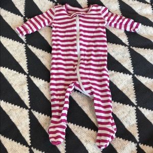 Primary zip footie pajamas